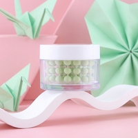 Crème de Matcha Marque Privée OEM ODM Personnalisée, Crème Visage au Collagène en Capsules, Crème Gel Perle Verte Raffermissante et Hydratante