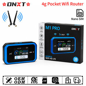 Antena wifi móvil DNXT CRC9, wifi de bolsillo, 3000mAh, punto de acceso wifi portátil, pantalla LCD de 2.4 pulgadas, wifi gratuito portátil para viajes. - Product Image 1