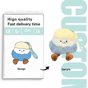 Coussin décoratif personnalisé en peluche, motif dessin animé mignon, thèmes Noël, fruits, aliments, oignon - Product Image 2