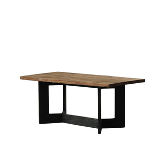 Bộ Bàn Ăn Chạm Khắc Bằng Gỗ Cỡ Nhỏ Kiểu Farmehouse Mộc Mạc - Product Image 3