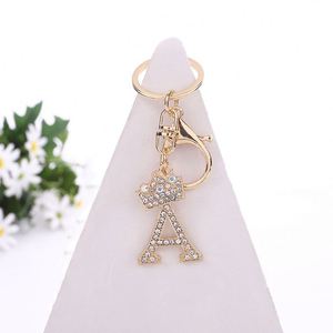 Nouvel Arrivage Porte-clés Lettre en Métal Diamanté, Décoration de Sac, Breloque de Téléphone, Pendentifs Alphabet en Strass, Anneaux Porte-clés - Product Image 3