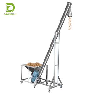 Transportador de Tornillo Vertical Inclinado de Acero Inoxidable Industrial para Polvo, Gránulos, Granos, Especias y Sal - Product Image 3