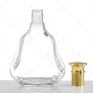 Carafe à vin en verre transparent personnalisable <span class=keywords><strong>de</strong></span> 750 ml, finition brillante, <span class=keywords><strong>marque</strong></span> Xingda, bon prix, bouchon en liège pour brandy, gin, <span class=keywords><strong>tequila</strong></span> - Product Image 1
