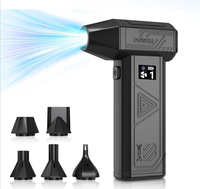 Nouvel Arrivage Ventilateur de Voiture Électrique à Batterie 7.4V, Haute Pression de Vent, Réglage à Trois Vitesses, Moteur Sans Balais Haute Vitesse, Ventilateur Puissant