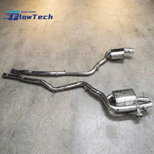 ระบบท่อไอเสียแบบ Catback วาล์วควบคุมประสิทธิภาพสูง FlowTech สำหรับ Mercedes-Benz W223 S400/S450 3.0T ผลิตจากสแตนเลส 304 - Product Image 5
