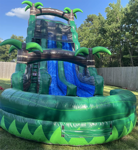 تجاري كبير 18ft 25ft طويل القامة 00m طويل الباستيل الباستيل الوردي ضربة القراصنة معركة صغيرة دوامة نفخ المياه تجمع الشرائح - Product Image 3