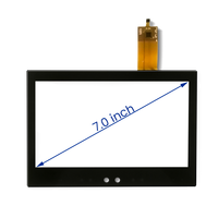 Outdoor-Sonnenlicht-geeigneter LCD TFT 7-Zoll 1024x600/800x480 Dots Kapazitiver Touchscreen