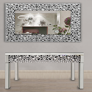 Table <span class=keywords><strong>Console</strong></span> octogonale <span class=keywords><strong>convertible</strong></span> du fabricant chinois Diamant Verre simple Couloir Appartement Atelier Blanchisserie - Product Image 5