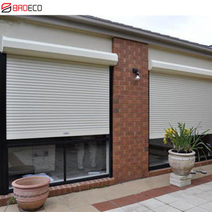 Portes de <span class=keywords><strong>garage</strong></span> enroulables résidentielles ignifuges certifiées bon marché, portes enroulables rapides en aluminium, volets roulants - Product Image 5