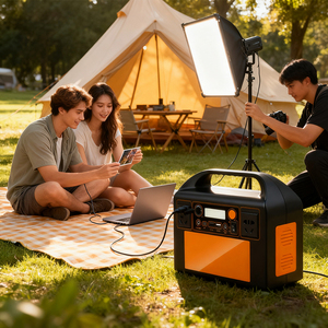 Centrale Électrique Portable Originale de Marque 180W 166.5Wh avec Batterie au Lithium Ternaire, Onduleur à Onde Sinusoïdale Modifiée, Contrôleur MPPT et Ports RV/USB pour O - Product Image 2