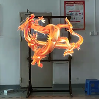 Nouveau ventilateur holographique de projection 3D de 200 cm avec application WiFi synchronisée pour mur vidéo, affichage publicitaire holographique 3D