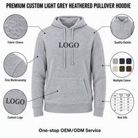 Felpa con Cappuccio in Cashmere Adatta per l'Uso Quotidiano in Primavera Personalizzabile con Logo Ricamato Antivento e Traspirante