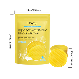 Tampons nettoyants pour le visage en coton réutilisables, carrés, doux, 40 pièces, papier humide pour <span class=keywords><strong>démaquillant</strong></span> - Product Image 2