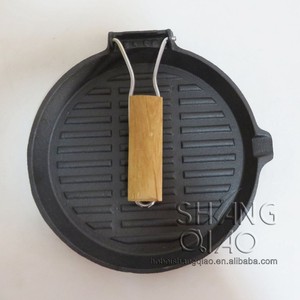<span class=keywords><strong>Amazon</strong></span> Venta caliente Pre-experimentado interior Parrilla <span class=keywords><strong>de</strong></span> barbacoa Parrilla <span class=keywords><strong>de</strong></span> <span class=keywords><strong>hierro</strong></span> <span class=keywords><strong>fundido</strong></span> parrilla Pan - Product Image 3