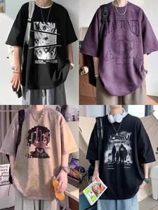 <span class=keywords><strong>Nuova</strong></span> T-shirt Casual da Uomo con Stampa, Vendita all'Ingrosso, Alta Qualità, Traspirante, Manica Corta con Design in Rilievo - Product Image 3