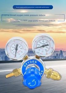 Regulador de presión de latón para dispositivos de medición de oxígeno, acetileno, propano y gas CO2 en aplicaciones industriales - Product Image 3