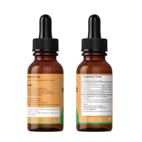 Gouttes liquides OEM D3 + K2 Vitamine organique D3 K2 Gouttes liquides Supplément d'huile orale Vitamine pour les os