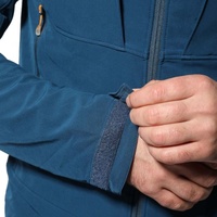 Vestes Softshell Personnalisées de Haute Qualité pour Hommes en Bleu Marine Fabriqué en Chine Direct Usine de Vêtements Imprimé Logo Brodé