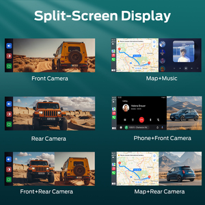 Cámara de salpicadero 4K para coche Dvr Carplay Android Auto Stream espejo retrovisor GPS 5G WIFI FM Radio AUX Dashcam CÁMARA DE COCHE grabadora de unidad - Product Image 6