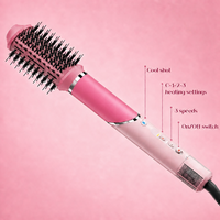 Styler capillaire multifonction 7-en-1 1600W 3 vitesses haute vitesse BLDC 110000RPM, boucleur à air auto-enroulant, sèche-cheveux ionique, pliable, professionnel pour salon