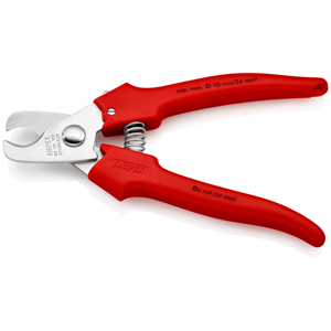 KNIPEX 95 05 165 SB Cortacables con mangos recubiertos de termoplástico, recubiertos de termoplástico, 165 mm - Product Image 2