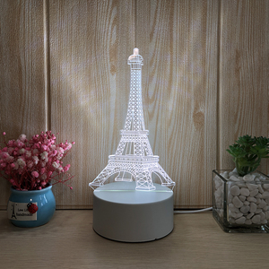 Lámpara LED Óptica 3D con Diseño de Oso Bebé, Luz Nocturna 3D con Ilusión Óptica, Regalo de Cumpleaños en Promoción - Product Image 6