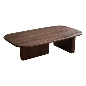 <span class=keywords><strong>Table</strong></span> basse <span class=keywords><strong>console</strong></span> moderne minimaliste Wabi Sabi en noyer noir américain, Mesa De Centro, directement de l'usine - Product Image 1