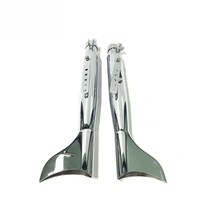 Nouveau système d'échappement double queue de poisson pour motos vintage, ajustement universel, électroplaqué de qualité 8, kit de rétrofit/amélioration
