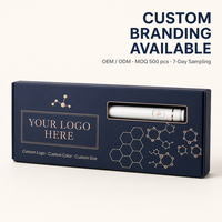 Personaliza tu Marca: Cajas de Regalo Ecológicas, Impermeables, de Papel Artístico, con Viales Vacíos de 3 ml para Péptidos, Etiquetas, Bandejas e Insertos de Embalaje