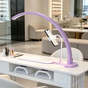 Now Half Moon Lamp Nails <b>LED</b> Nail Fill Lamp 3 Color Temperature Adjustable Brightness Hand-held Pillow Half Moon Fill Nail Light - Product Image 3