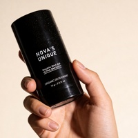 Emballage de déodorant en stick torsadable 30ml 50ml 75ml 100ml Noir brillant ou mat Contenant de déodorant en stick 2oz Baume corporel anti-transpiration en stick