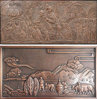Produits personnalisés Style européen moderne à bas prix Décoration intérieure Décoration murale en fibre de verre Peinture en relief