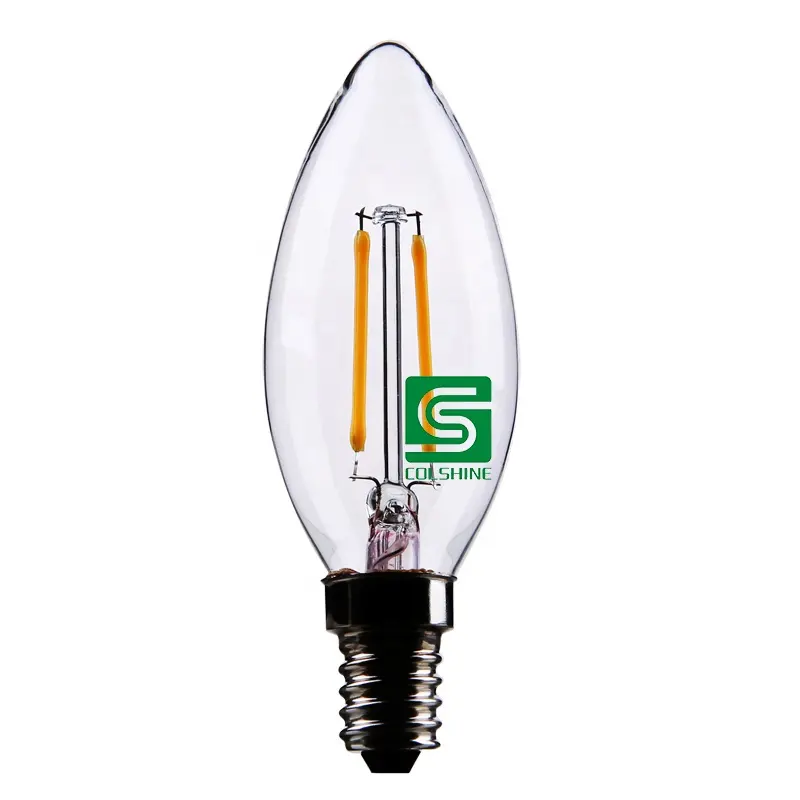 E14 C35 Vintage LED Decorative Light Filament Bulb 2W 4W 6W 8W 10W 12W LED Edison Candle Bulb