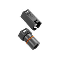 Connecteur anti-étincelles haute intensité QS10H 210A 500V DC PA66 UL94-V0, prise d'alimentation pour batterie lithium de stockage d'énergie de moto électrique