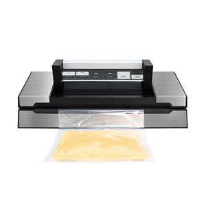 Scelleuse <span class=keywords><strong>sous</strong></span> <span class=keywords><strong>vide</strong></span> multifonction à double scellage, chauffage en aluminium, compte à rebours LED, coupe-ruban intégré, support de <span class=keywords><strong>rouleau</strong></span>, bac anti-goutte, compatible <span class=keywords><strong>Foodsaver</strong></span> - Product Image 4