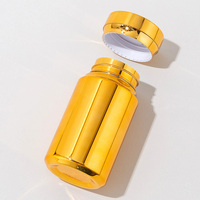 Conteneur de capsules de couleur or, 80cc, 100cc, 120cc, 175CC, 210cc, bon marché, bouteille vide de pilules de vitamine pour animaux de compagnie
