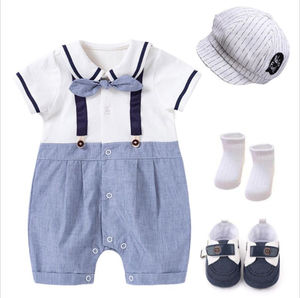 Vêtements d'<span class=keywords><strong>été</strong></span> pour bébés garçons, avec chapeau, en coton, pour nourrissons, <span class=keywords><strong>chaussures</strong></span>, nouveauté, <span class=keywords><strong>2021</strong></span> - Product Image 5