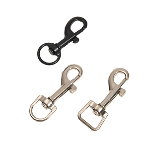 Chất Lượng Cao Hình Chữ P Đặc Biệt Túi Móc Các Bộ Phận Tuyệt Vời Con Chó Dây Xích Vòng Chìa Khóa Phụ Kiện Với Xoay Vòng Móc Mạ Kết Thúc - Product Image 1