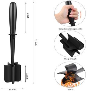 Wholesale Wholesale Syh194 Meat Heat Resistant Masher <b>Tool</b> for Hamburger Ground Beef Turkey Utensil - Product Image 5