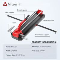Mitsushi Coupe-Carreaux Manuel Professionnel pour Carrelage de Qualité Supérieure