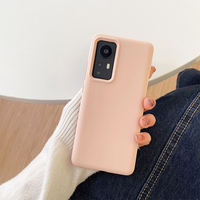 Nouveaux produits couverture arrière en Silicone liquide souple pièces de rechange de téléphone portable antichoc pour Xiaomi 12 12Pro Logo personnalisé