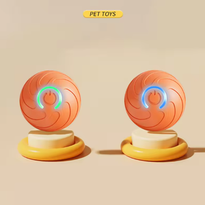 Pelota Vibrante Automática con Movimiento, TPR Ecológica, Juguete Masticable Duradero para Perros, Interactivo con Sonido, Recargable por USB, Diseño de Dibujos Animados - Product Image 5