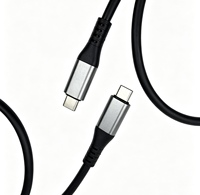 Cable USB 3.2 Gen 2x2 Tipo-C de 20 Gbps, Transferencia de Datos de Ultra Alta Velocidad, Base de Conexión para SSD Externo, PVC, Uso en Computadora