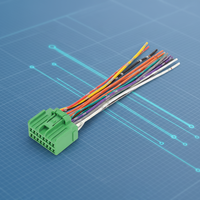 Arnés de cableado de audio para coche XC60 2013-2017 con caja Canbus y revestimiento de PVC para estéreo