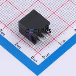 DB2EVC-2.54-3P-BK Plug-in Terminal Block Through hole,P=2.54mm Connector Board-to-Board / Socket - Closed 1x3P 2.54mm Black - Product Image 2