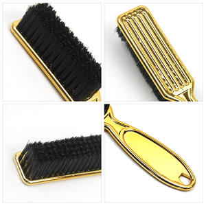 Cepillo de peinado Retro con logotipo personalizado, peine de barba de colores galvanizado, cepillo de limpieza de cabello despeinado para peluquería - Product Image 2