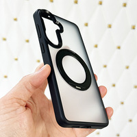 Étui de téléphone antichoc à coussin d'air avec protection 360° en TPU TPE PET IMD à double couche magnétique à chargement sans fil pour 17 Pro