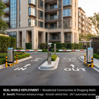 Système de gestion de la reconnaissance de plaques d'immatriculation de véhicules JSD PTD02, distributeur automatique intelligent de tickets ANPR LPR pour le contrôle des parkings