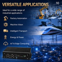 Nouveau mini PC industriel sans ventilateur Intel Core I5-1235U DDR4 6COM double LAN 2.5G GPIO pour l'automatisation industrielle