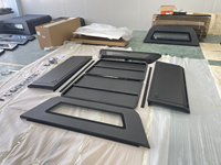 Caisse de chargement arrière 4x4 en alliage d'aluminium durable, étanche, avec verrouillage, style sport, installation sans perçage pour GWM CANNON ALPHA PHEV